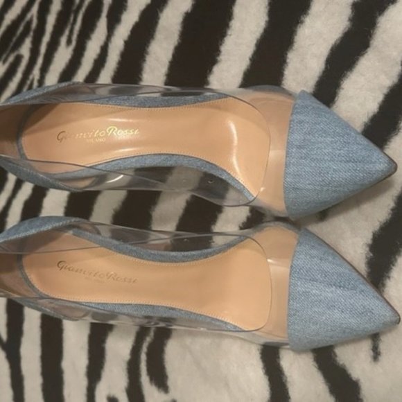 Denim GIANVITO ROSSI Pumps (10.5) - Picture 7 of 14